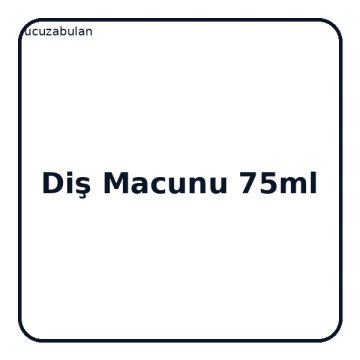 Diş Macunu 75 ml