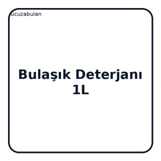 Bulaşık Deterjanı 1 L