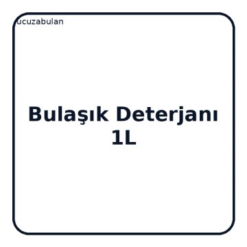 Bulaşık Deterjanı 1 L