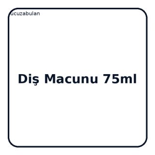 Diş Macunu 75 ml
