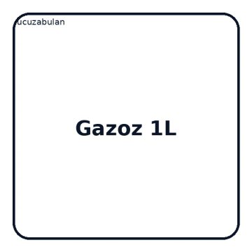 Gazoz 1 L