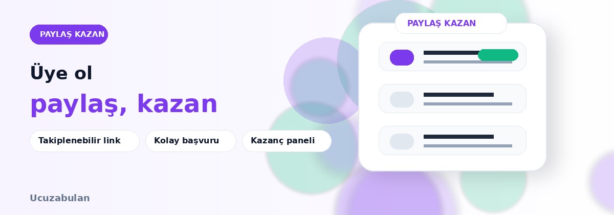 Üye ol paylaş kazan